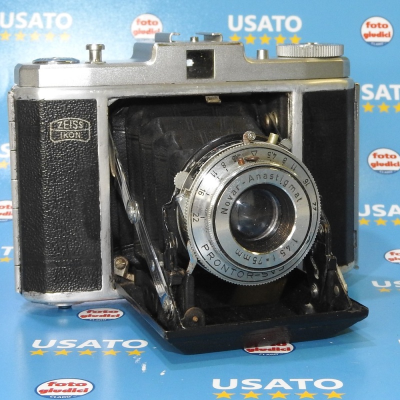 USATO: Zeiss Ikon Nettar 518/16 folding 6x6 con 75mm/4.5 Novar