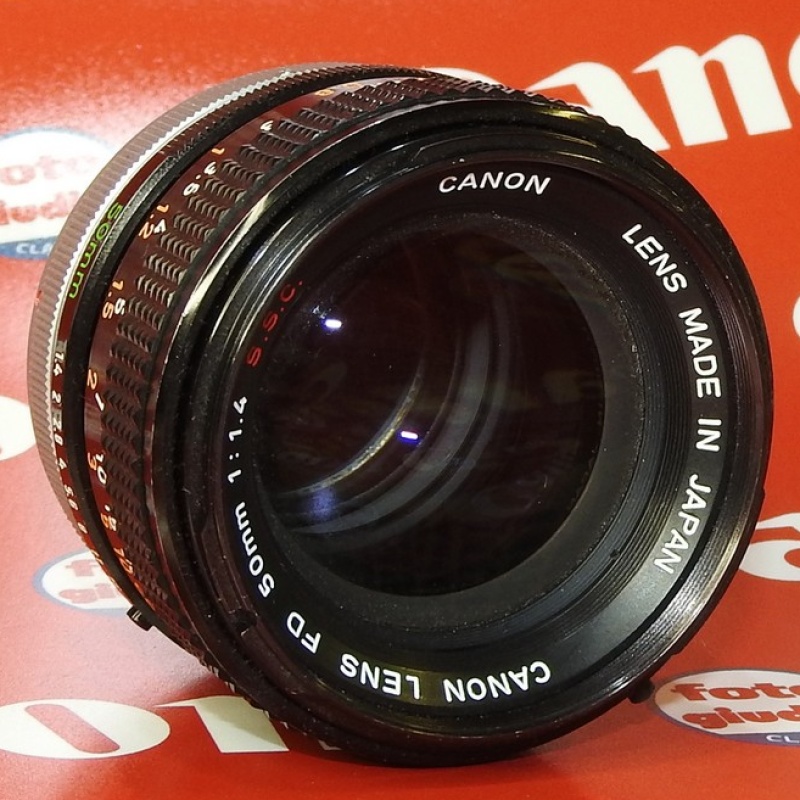 OBIETTIVO STANDARD CANON FD 50mm f1.4 ssc ssc MF [QUASI MENTA