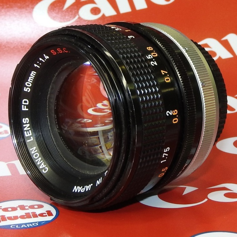 Canon nuovo obiettivo standard FD 50mm F1.4 NFD MF per